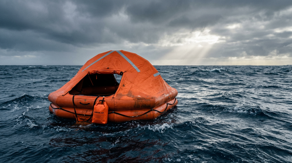radeau de survie plaisance mer